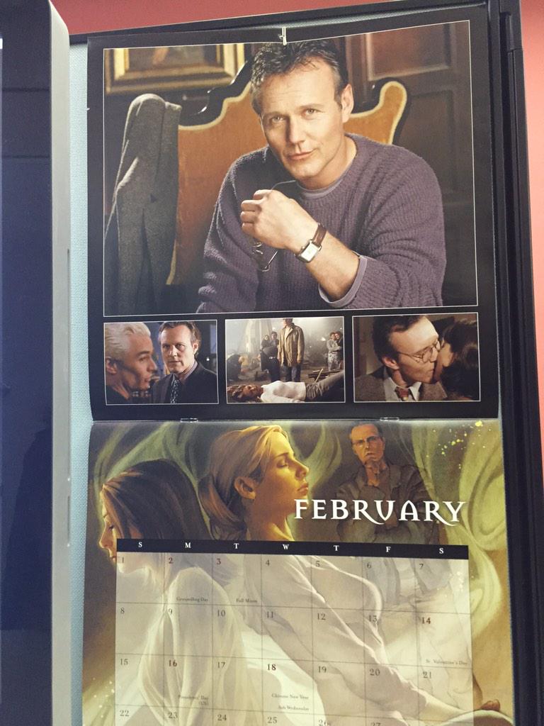 kelseyskennedy's tweet photo. Aww yes it's @AnthonySHead month on my rad Buffy calendar. #MakesWorkBetter (cc: @AllPowers @JoshuaMcJohnson) http://t.co/a5acocVDq8