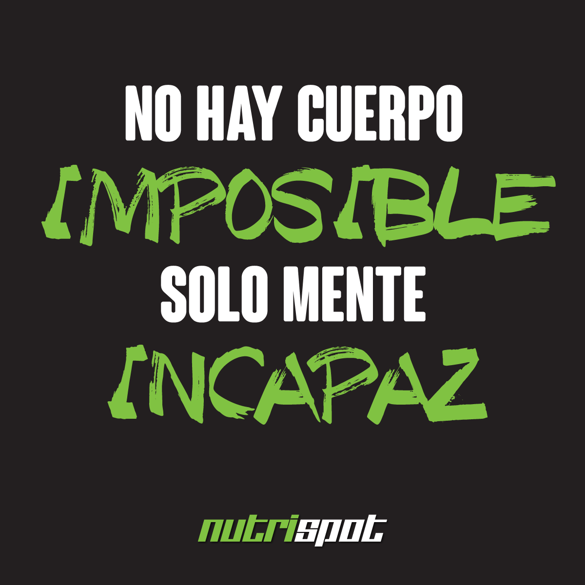 nutrispothn's tweet photo. ¡Que nada te detenga! #MotivationMonday #Nutrispot http://t.co/e628Krvnp7