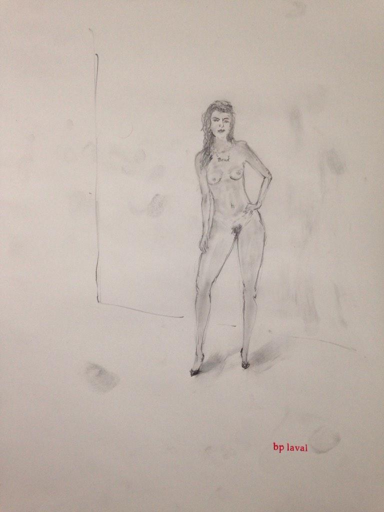 An erotic drawing a day.