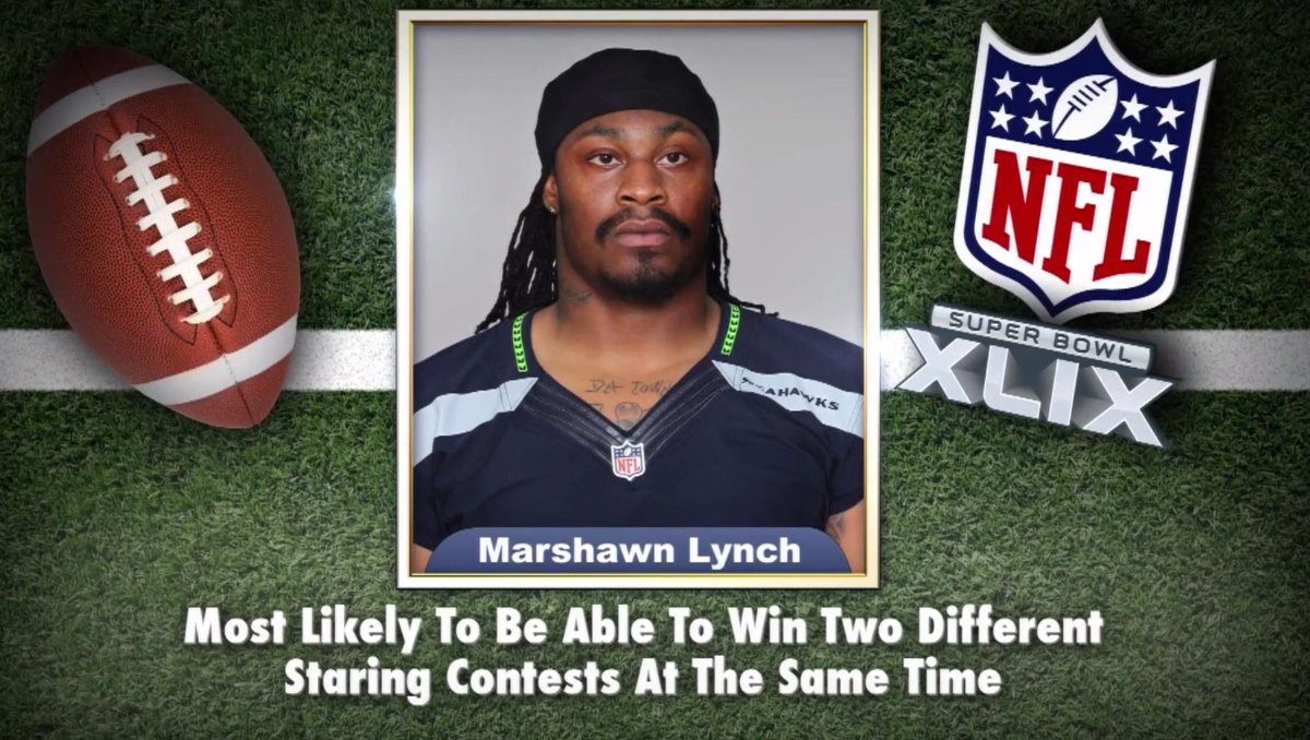 BleacherReport's tweet photo. VIDEO: @jimmyfallon hands out “Tonight Show Superlatives” for #SB49 players http://t.co/y5CTn9P5MK http://t.co/LIuRh8pBVm