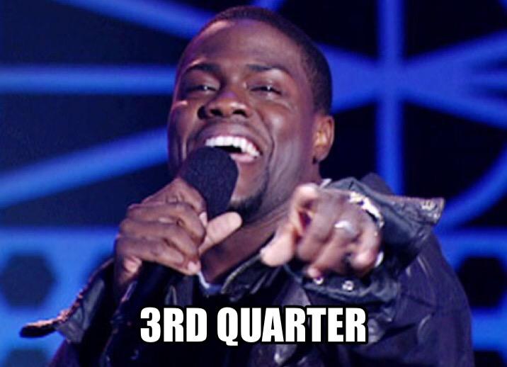 PackersOwnerRpt's tweet photo. #Seahawks fans last night quarter by quarter. http://t.co/x2rYcH8eu7