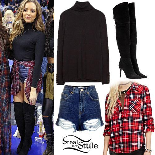stealherstyle_'s tweet photo. Jade Thirlwall: Black Turtleneck, Thigh-High Boots http://t.co/DLfcCflHYv http://t.co/h9wh8aO0ga