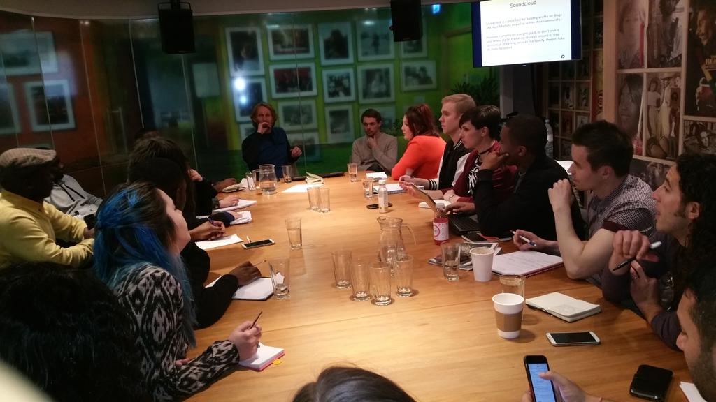 At <a href="/islandrecordsuk/">Island Records</a>  great session on digital media and PR marketing