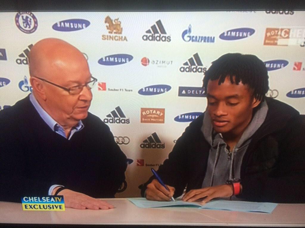 ChelseaNewsID's tweet image. Chelsea Tv konfirmasi kepindahan Juan Cuadrado. #CFC