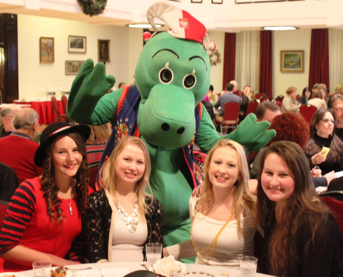 Stanley the Little Poland Dragon &amp; @UCONNPolishclub at Hartford's Polish National Home <a href="/hartfordbuzz/">Hartford Buzz</a> <a href="/TheGwaranator/">Michael Gwara</a>