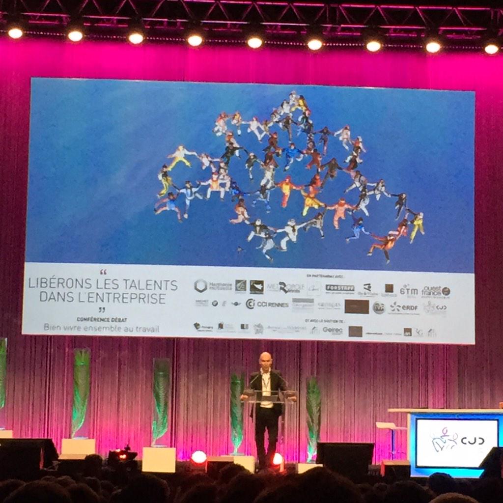 CoteCommerce's tweet image. Libérons les talents avec le @CJD_Bretagne @emerauderh