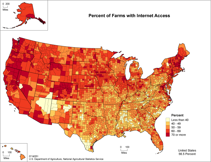 eatharvie's tweet photo. Percent of farms with internet access: http://t.co/2g8CPSImja http://t.co/WiQRHWutgX