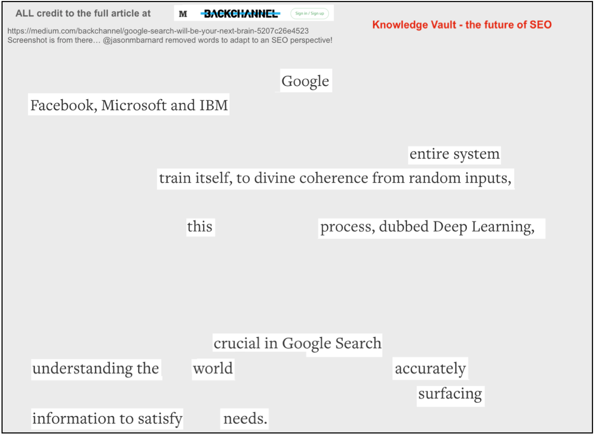 jasonmbarnard's tweet image. #Deeplearning + #knowledgevault = future #SEO
medium.com/backchannel/go…
Great article by @stevenlevy 
My #scrapquote