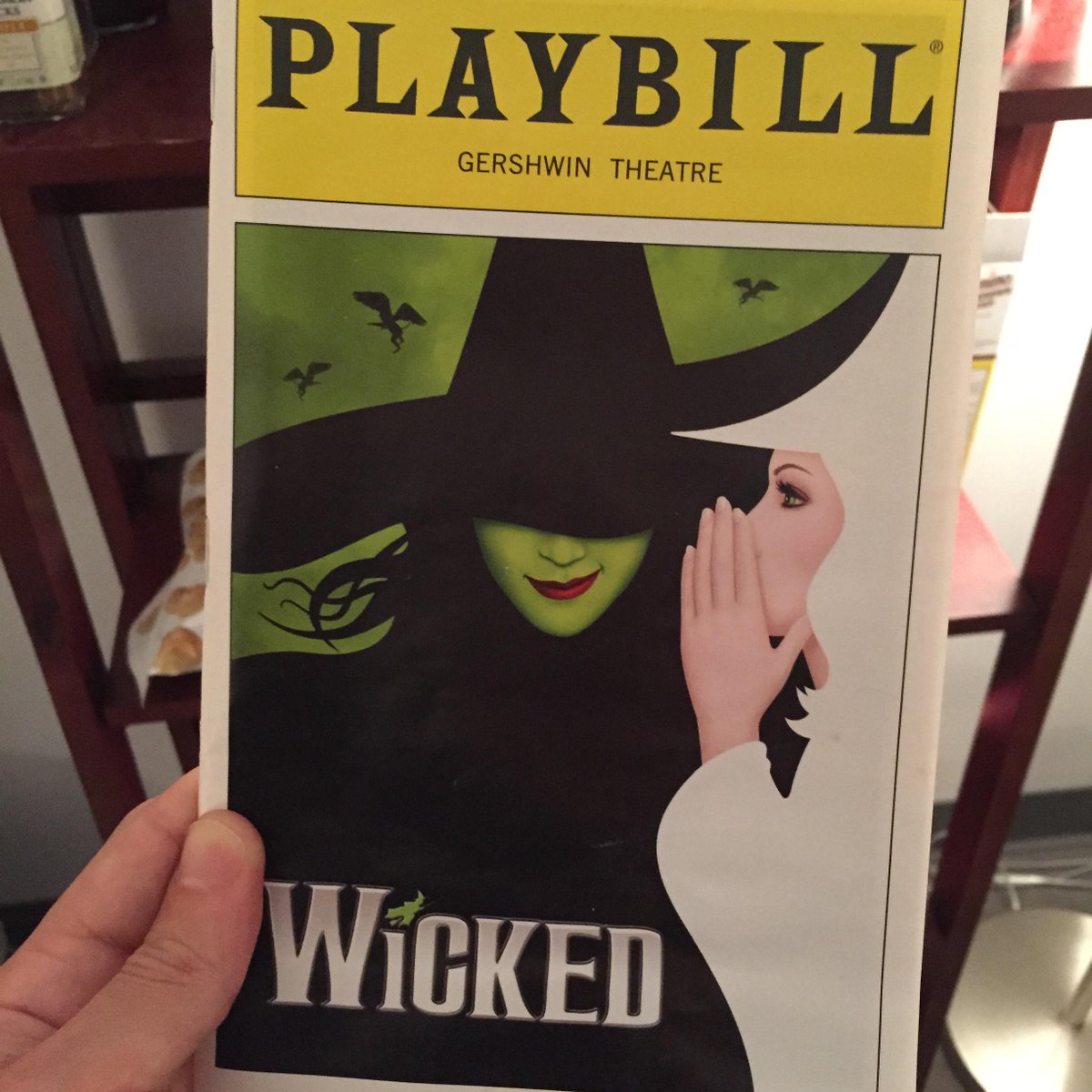 Tag a photo of your WICKED #Playbill and you could be the recipient of some #WICKEDswag!