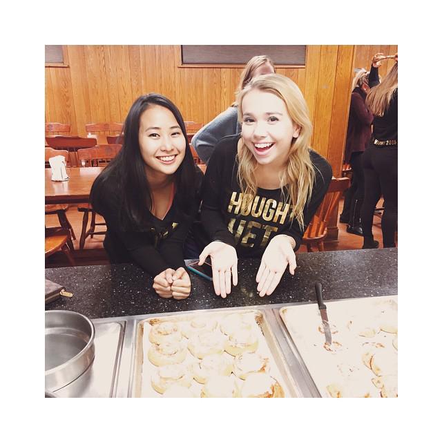 We had so much fun making cinnamon rolls last week with @NUPhiKappaPsi at our Cinnabun City <a href="/NUDM/">NU Dance Marathon</a> philanthropy event!