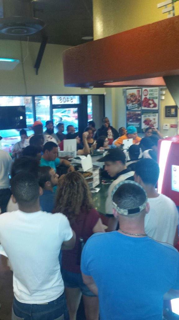 WingstopMia's tweet image. Yesterday was a crazy day at Wingstop! Thank you to all of our loyal customers #wingstop