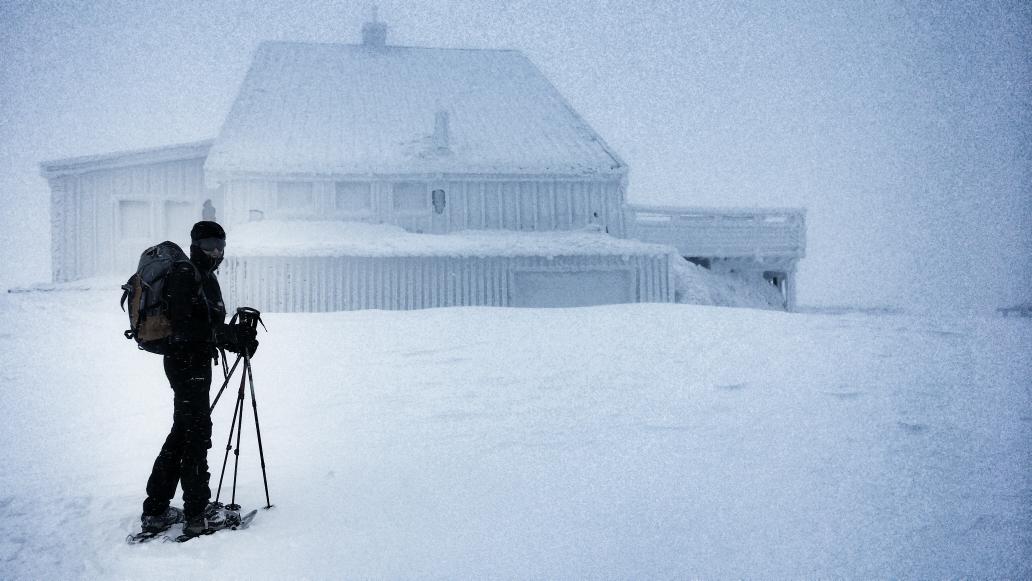 Ice palace on top of #Hohneck