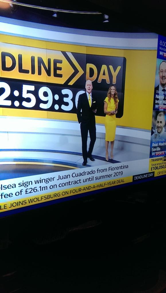 darzo93's tweet photo. Jim white time again :) but wait!! where's Natalie??? @SkySportsNewsHQ #DeadlineDay http://t.co/tjnmAQLBMm