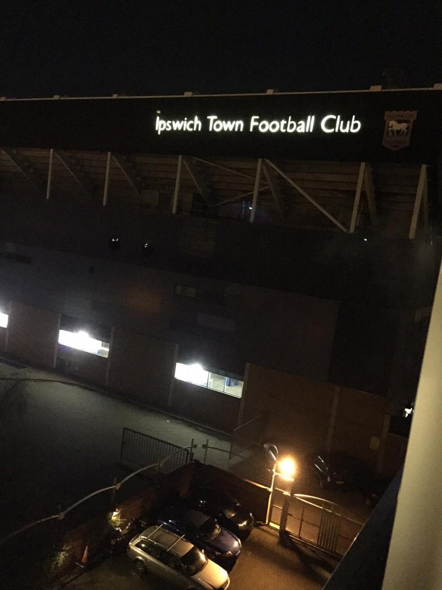 Just seen a blacked out Audi pull up outside Portman road. #deadlineday #itfc