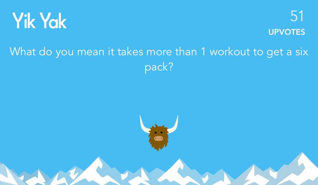TechYaks's tweet image. 10 crunches aren't enough?¿