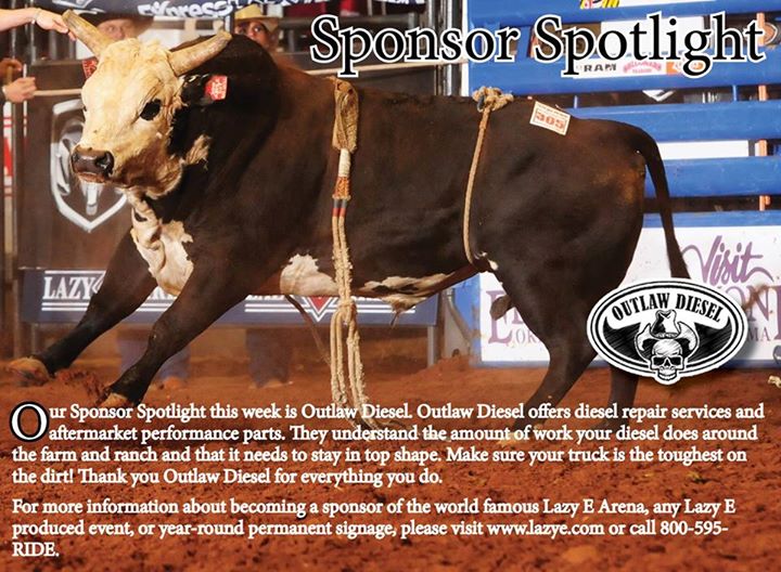 OutlawDieselLLC's tweet photo. Proud Sponsor of the @LazyEArena. #hatsoff #cowgirls #cowboys #hardwork http://t.co/pL77Mqcnv8