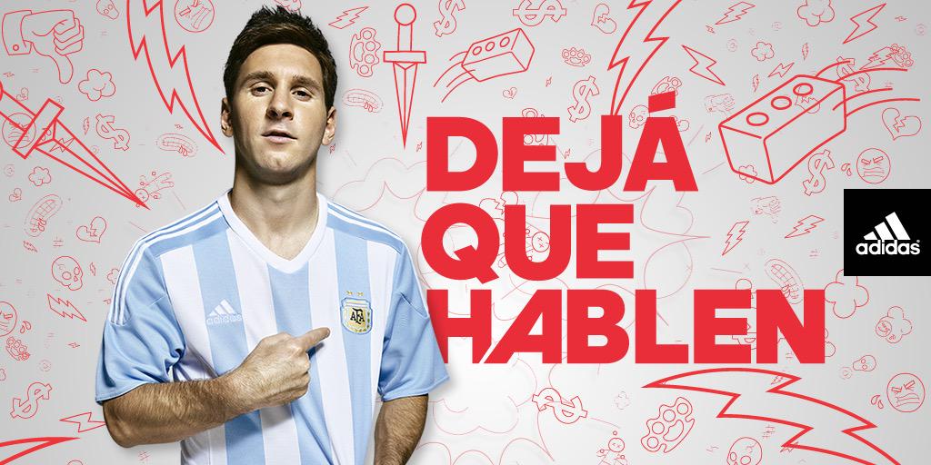 maquillaje Analista rebanada Quotes on the GOAT on Twitter: "adidas: “There will be haters.”  #DejáQueHablen http://t.co/tGiLk825aj" / Twitter