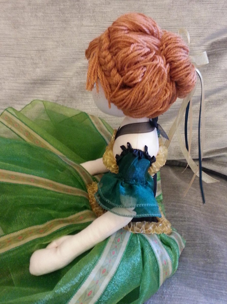 frozen anna rag doll