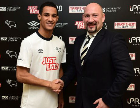 JustEatUK's tweet photo. Looking good, Tom Ince. Looking good. #DeadlineDay #dcfc http://t.co/jhVkFakvO3