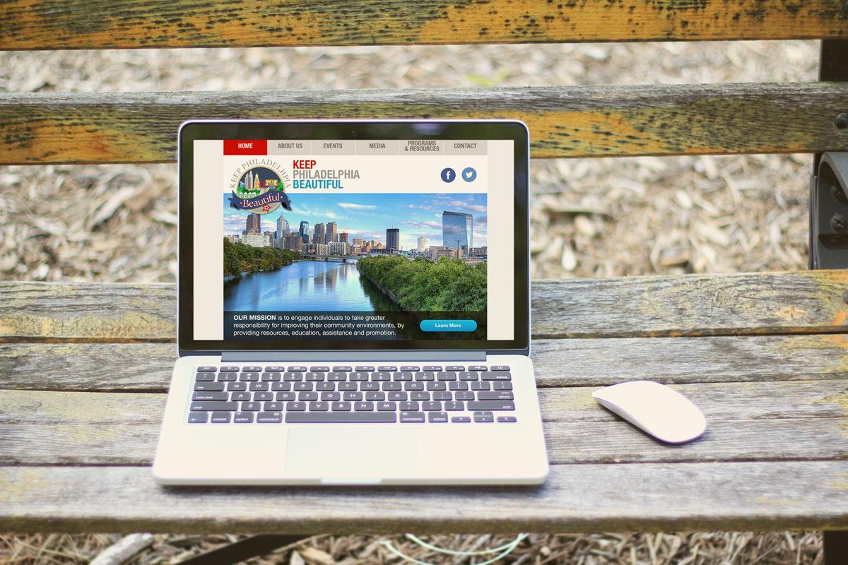 215Media's tweet image. Check out recently completed #WebDesign work done for Keep Philadelphia Beautiful. Be sure to follow @beautifulphl