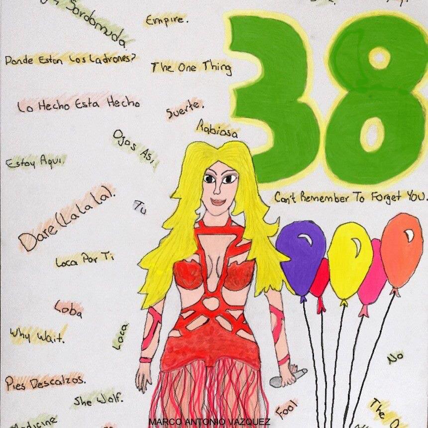 marcoUFC98's tweet photo. @shakira #HappyBdayShakira #FelizCumpleShakira http://t.co/M9JXbokf4Z