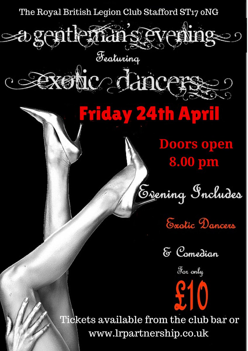 BritishLegionSt's tweet photo. Tickets on sale now from Club or http://t.co/M2hibZ3302 @StaffsDailyNews @weareSFM @staffslife @EandS_Stafford RT http://t.co/f2GYxqSjSD