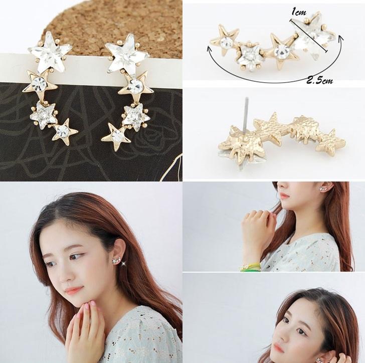 Les_FillesShop's tweet photo. LFS-A-006 Star Earrings IDR 32.500 http://t.co/pWzKXf9V74