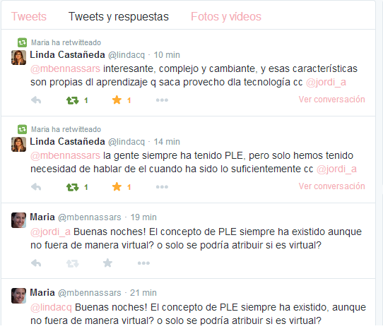 mbennassars's tweet photo. #mrtpeae3 Aquí tenéis una duda que tenía sobre el PLE y que me ha resuelto muy amablemente @lindacq y @jordi_a . http://t.co/1A0BjY6lYP