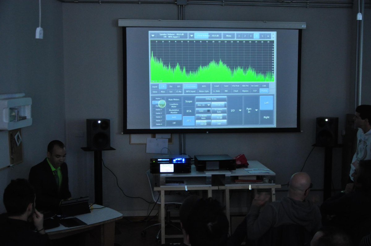 max_pandini's tweet photo. Sound seminar with Leif and #omnia9! This is the new era of sound, I've seen something incredible! http://t.co/7TGWzjD4ab