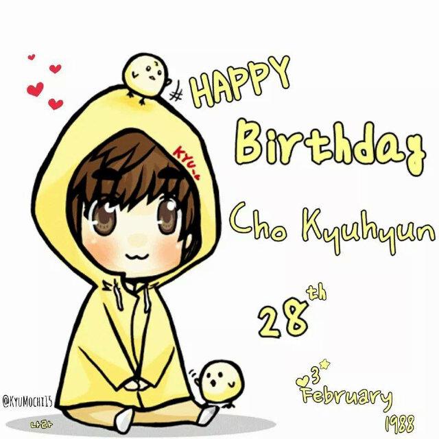 Happy Birthday Maknae! Cho KyuHyun (   )!!! All the best for you~   