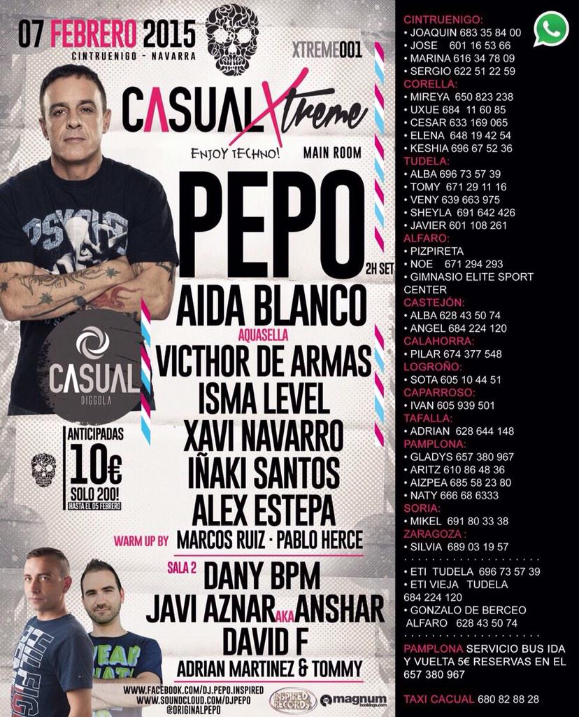 antis_CASUAL's tweet photo. SBD..FIESTON Y TU CUERPO LO SABE..! #CASUAL Cintruenigo ANTIGUA BASIK http://t.co/gGUo3LOMOQ @CrisBici5 @eventosentuciud @JonatanJavier9