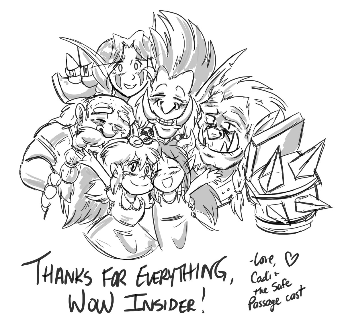 Cadistra's tweet photo. Something small, but from the heart - thanks for everything, @WoWInsider! ;w; http://t.co/Som1hSsn09