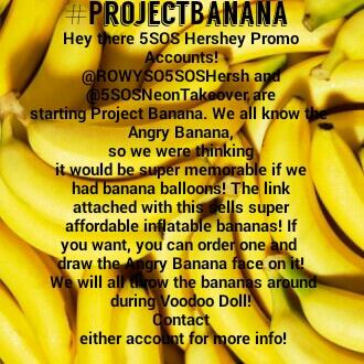 5SOSNeonHershey's tweet photo. #projectbanana ๐๐ http://t.co/0dPH8e8EVv