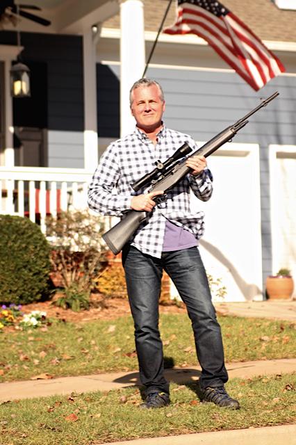 This is the winner of the 2014 <a href="/AGComposites/">AG Composites</a> gun giveaway.  Nice carbon fiber stock on an M1A.