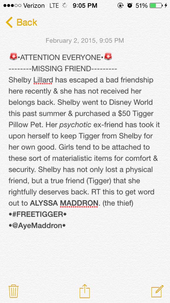 abznicole23's tweet photo. @AyeMaddron @shelbylillard #FREETIGGER ๐ฏ http://t.co/Lvp9Y8L1d1