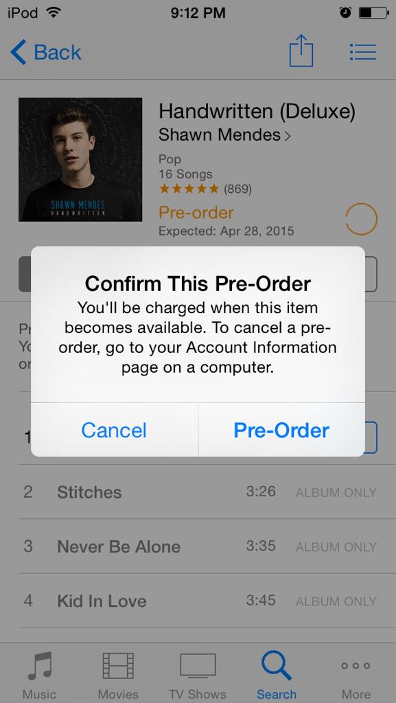 woahhayleyyy's tweet photo. @ShawnMendes SHAWN I DID IT IM XRYIBG SI HARD #HandwrittenPreorderToNumber1 #Handwritten http://t.co/cVBhTi7LN6