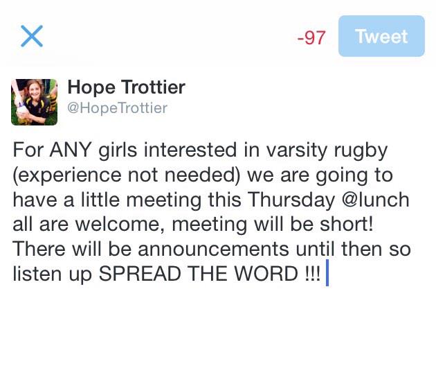 !!!!! VARSITY GIRLS RUGBY !!!!!