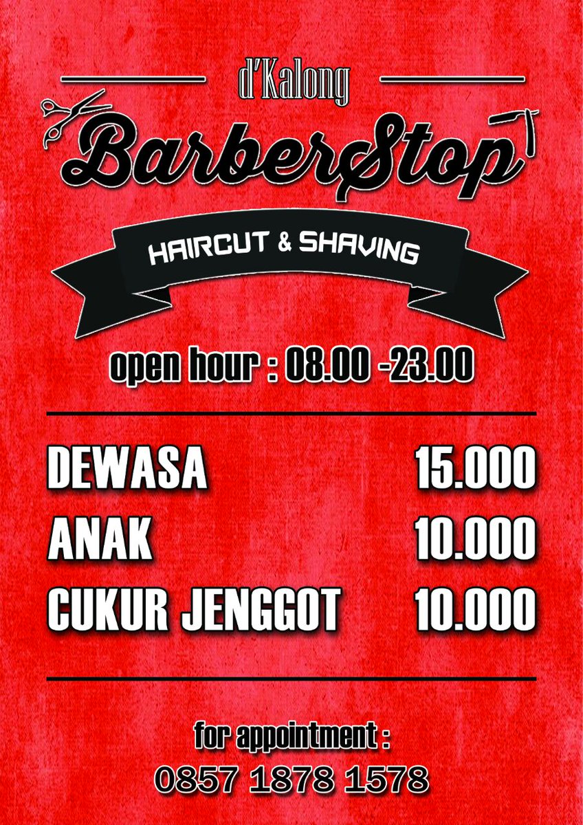 dkalongers's tweet photo. @JCI_Depok @info_depok @Depok_TV barbershop baru di perempatan gas alam depok, yuk rapihkan rambutmu dengan gaya... http://t.co/uhWHNDWgIl