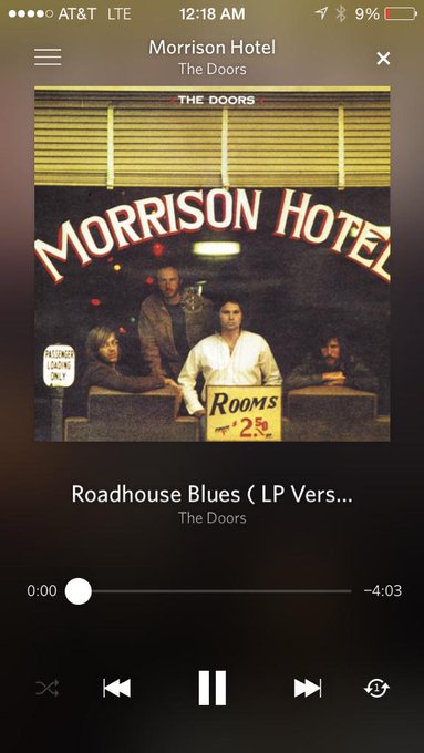 Roadhouse Blues http://t.co/kuJJNxJJps