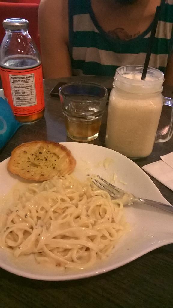 TePanyang's tweet image. ATM  ❤ #carbonara #whitechocomocha