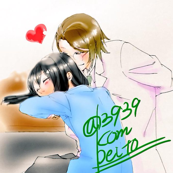 千鶴ちゃんとキスする隊士かわいいと思うけどかいてなんて言えないからかいてみたのtwitterイラスト検索結果