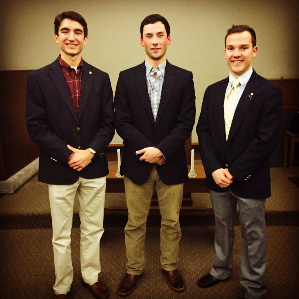 Congrats to the 7 IFC Gentlemen who were inducted into the Order of Omega tonight!