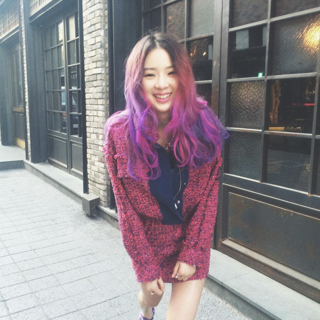 다양한 헤어컬러로 유명한 모델 아이린 | 인스티즈