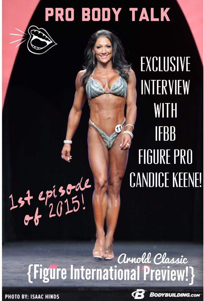 ProBodyTalk's tweet photo. Tune in Tomorrow for our first #ProBodyTalk episode of 2015!! Exclusive interview w IFBB Figure Pro @candicekeene!! http://t.co/TqBTDLCSSn