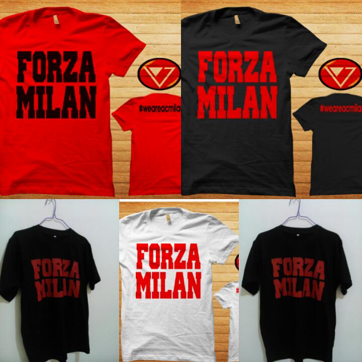 voilacloth's tweet photo. [Ready] Forza Milan || Size : S-M-L-XL &amp; Ladies size || More info &amp; Order : 082245700027 - 51F3AA76 @Iklan1899  http://t.co/FJRNNBMEPQ