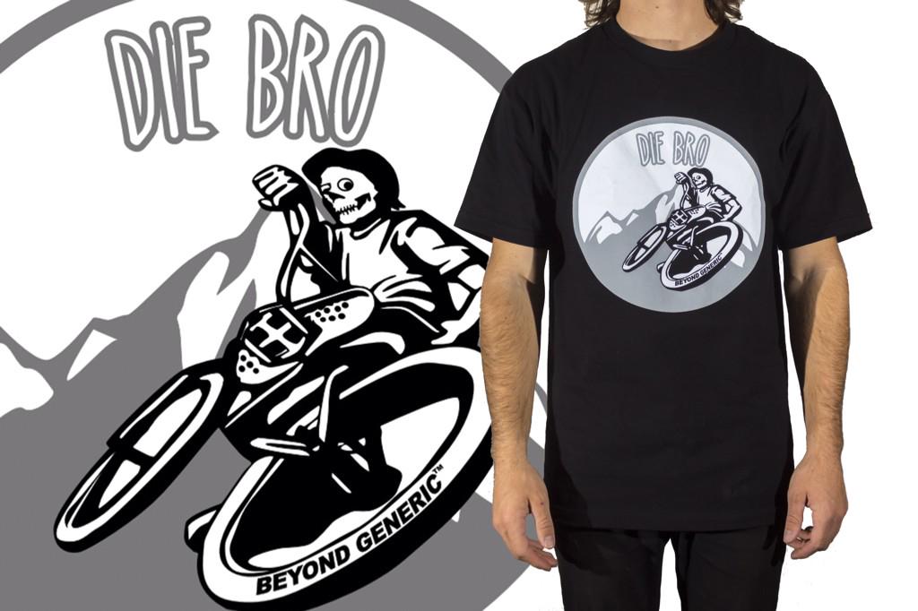 beyondgenericco's tweet photo. Mediums usually go fast! The #diebro tee we have a limited stock #bmx http://t.co/SrrCUbKq23