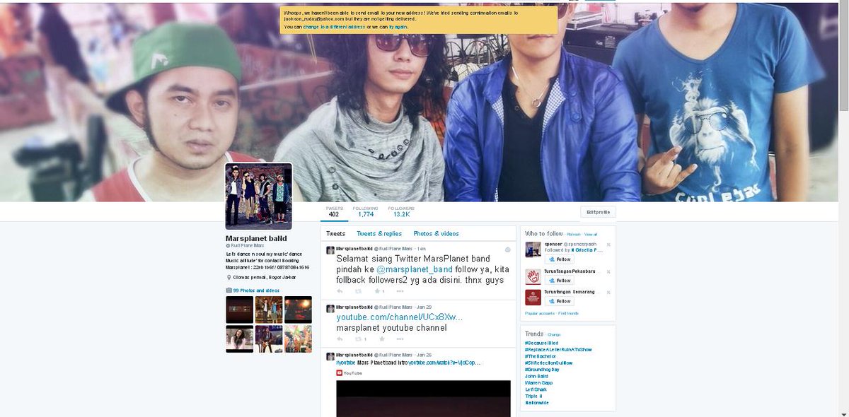 Ini adalah twitter kita yang lama yang sudah pindah kesini