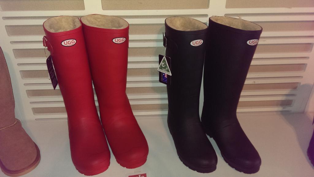 wool lined gumboots