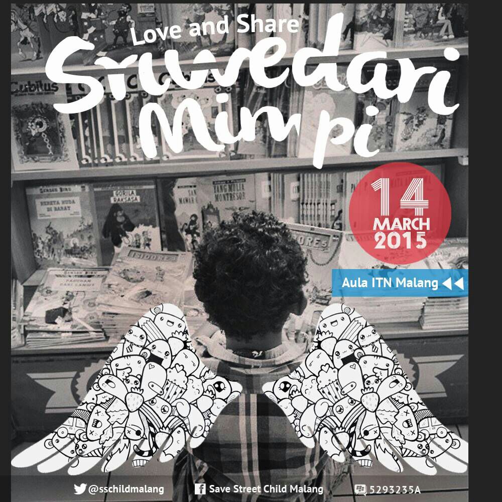 Hadiri Pagelaran Seni Anak Sriwedari Mimpi pertama di Malang karya Adek Bangsa. GRATIS! 14 Maret’15 <a href="/sschildmalang/">sschildmalang</a>