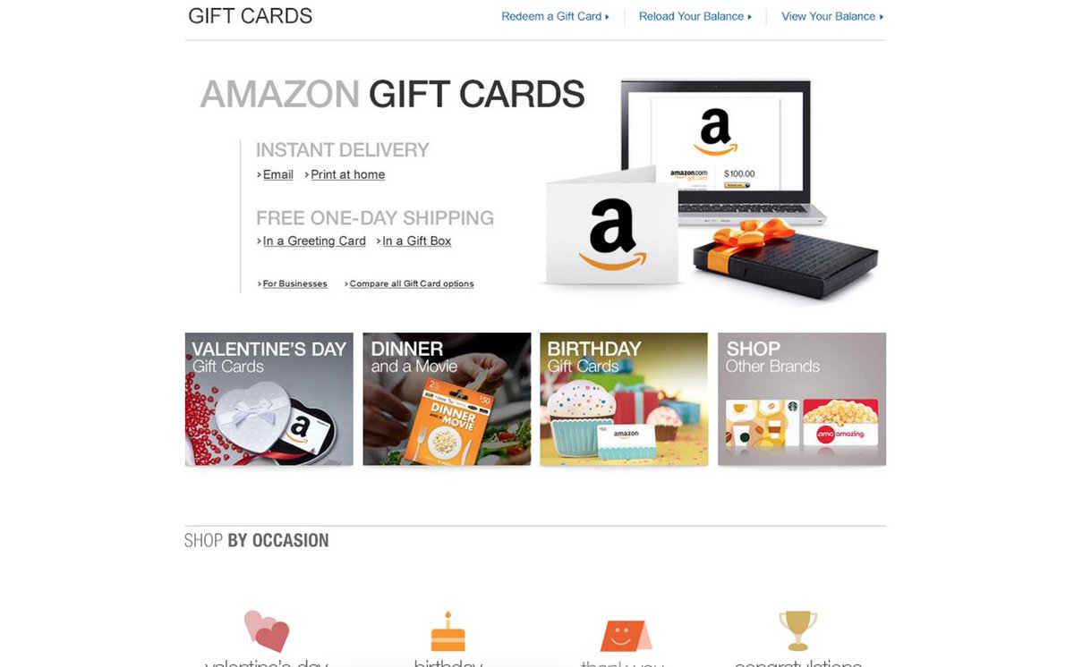 Gift Cards 😍 

amzn.to/18JiuNW